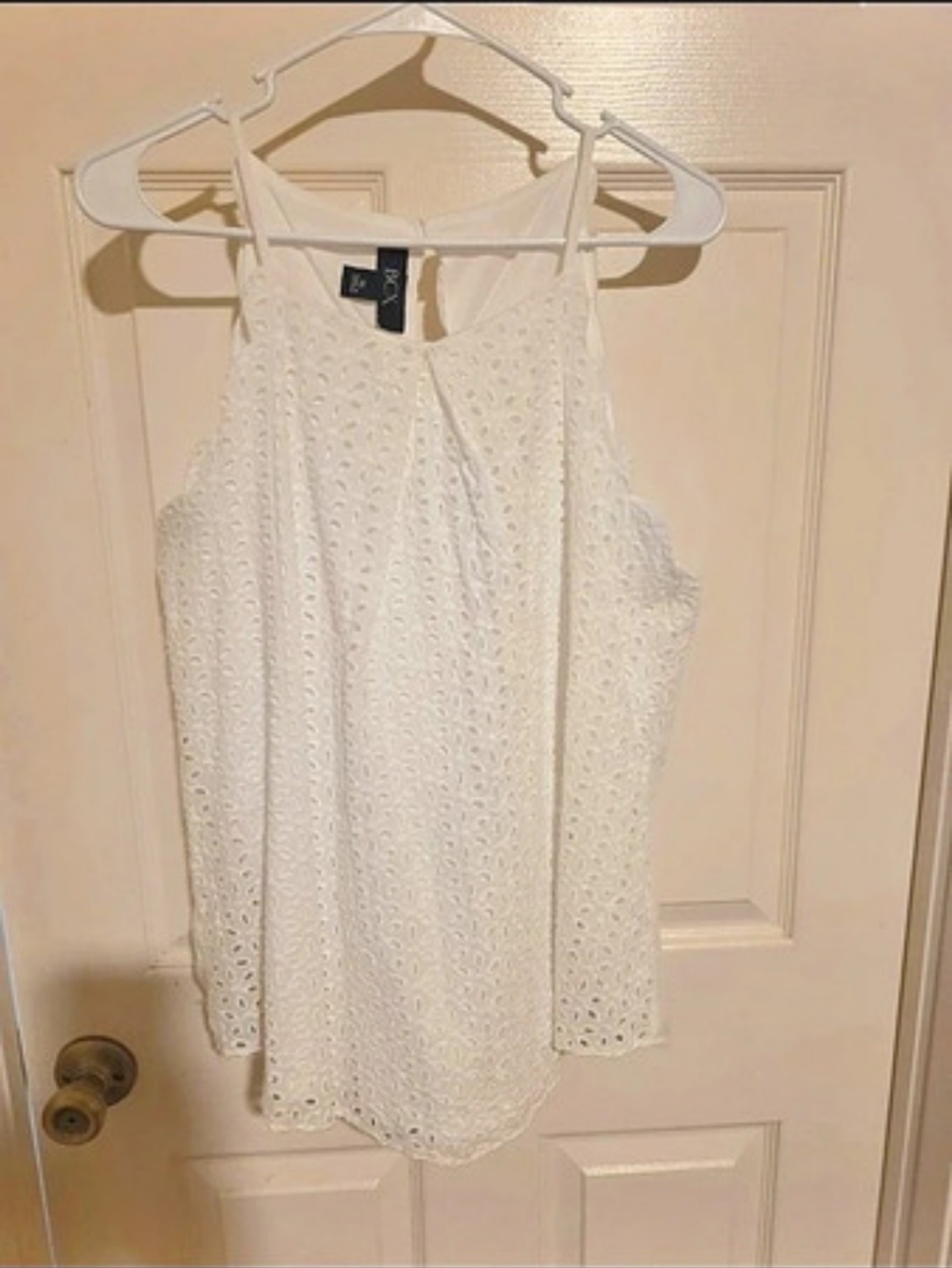 White Eyelet Blouse